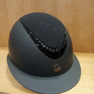 Casco HKM Sports Equipment Alarion Diamond color negro/negro talla M 55-57 cm - Imagen 2